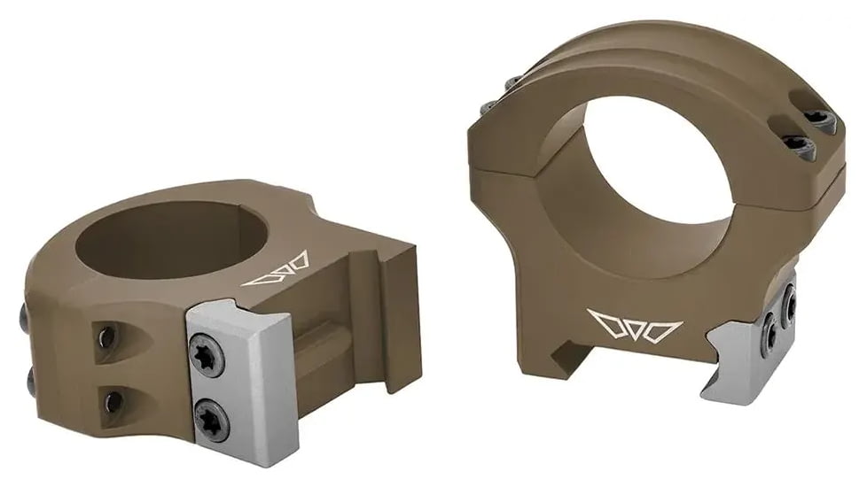 Warne HyperLite Rifle Ring, Dark Earth, 1 Inch Low, 8500DE