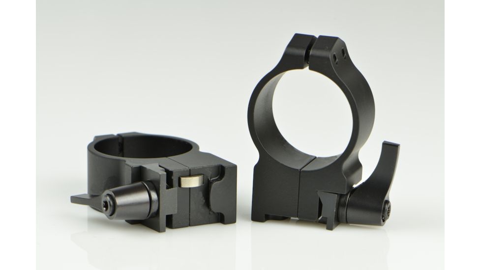 Warne Maxima Steel Rings, 30mm, Ruger M77 &amp; Hawkeye Grooved Receiver, QD, High - Matte 15R7LM