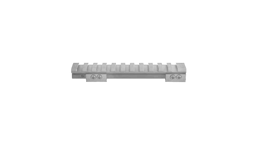 Warne Ruger 1 Pc Aluminum PC9, PC40, Mini-14 Ranch Rifle, 77/22, 77/44, 30 - Silver Finish A971S