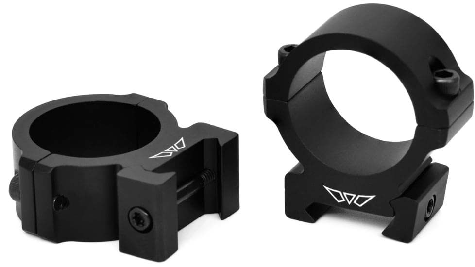 Warne Vapor Low Horizontal Matte Rings, 30mm, V613M