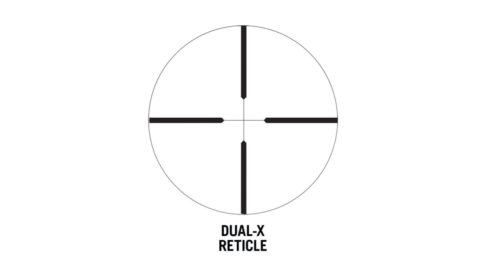 Weaver Classic Series Handgun Scope - 2-6x32mm SFP Dual-X 1in LER, W802632