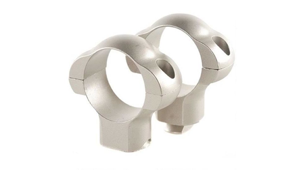 Weaver Grand Slam Steel Standard Rings, 1in, High, Nikel - 49238