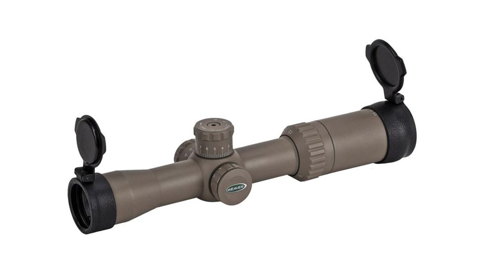 Weaver Kaspa Series Scopes, 1.5-6x32mm, Dark Earth Tactical 192434
