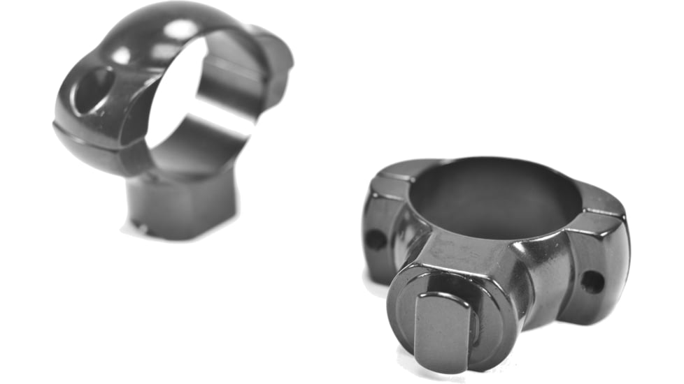 Weaver Steel Dovetail Rings, 1in, High, Black - 49204
