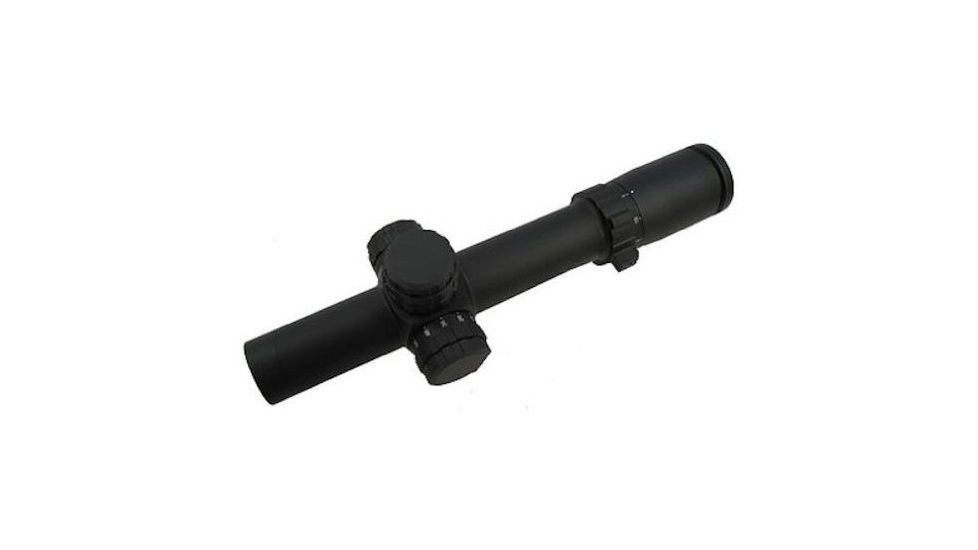 Weaver Tactical 1-5X24 Illuminated Intermediate Range Rifle Scope - 30mm Tube Diameter 800364