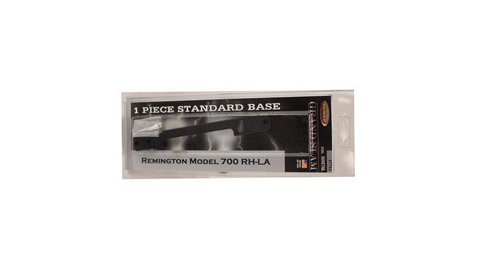 Weaver Top Mount Base Remington 700 RH Long Action Rifle Scope Rings, Matte Black, 47753