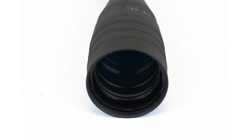 Weaver V-16 Classic 4-16x42 Adjustable Objective Rifle Scope, Fine Crosshair Dot Reticle, Matte Black