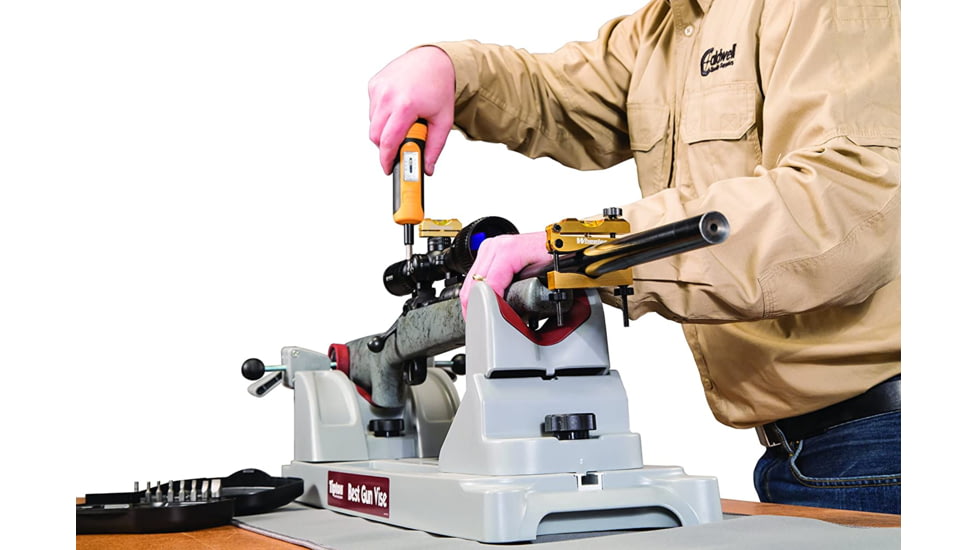 Wheeler Fine Gunsmith Equipment Ultra Scope Mounting Kit, Green Laser, 9 Bits, FAT Torque Wrench, 1 Socket, Bit Holder, Professional Reticle Leveling System, Thread locker, 541010