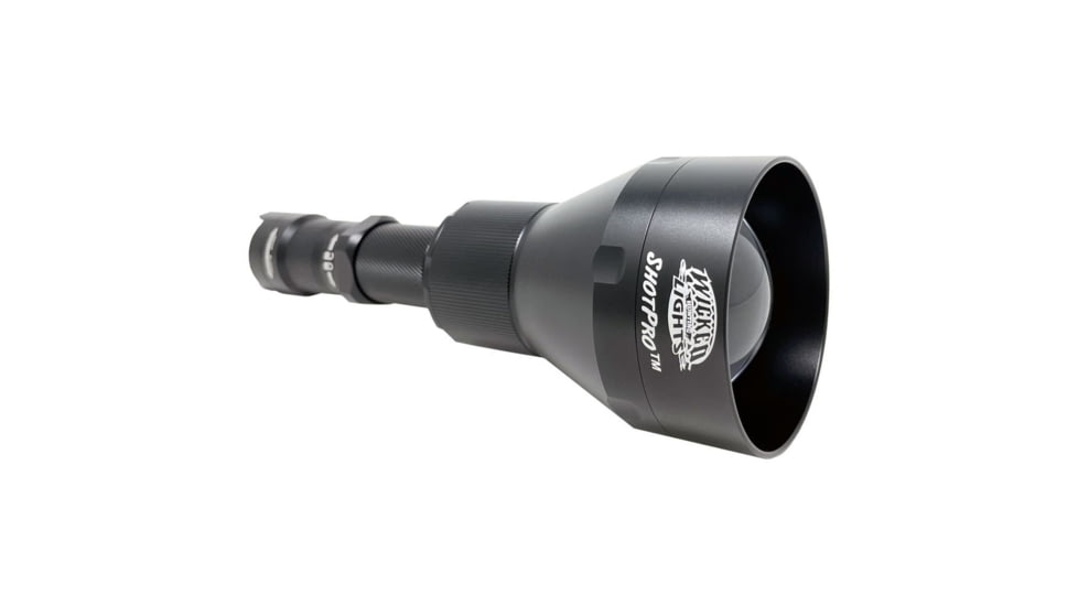 Wicked Hunting Lights ShotPro Ultra-Max LED Extreme Range Night Hunting Light Kit, 850nm Infrared, W2095