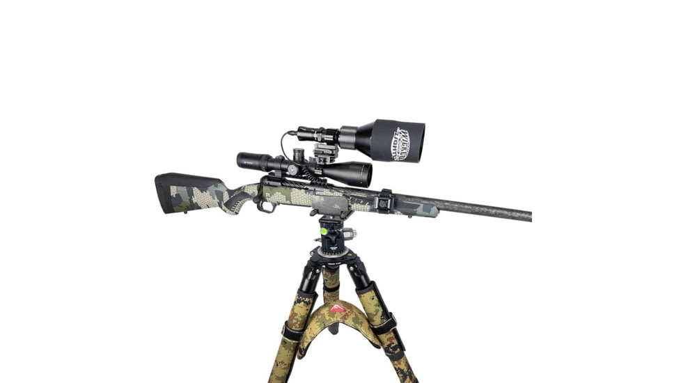 Wicked Hunting Lights ShotPro Ultra-Max LED Extreme Range Night Hunting Light Kit, White, W2094