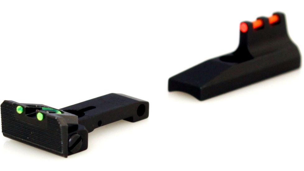Williams Gun Sight Target Pistol Sights For Browning Buckmark, Rear Sight Length Over 1in, Green/Red, 70231