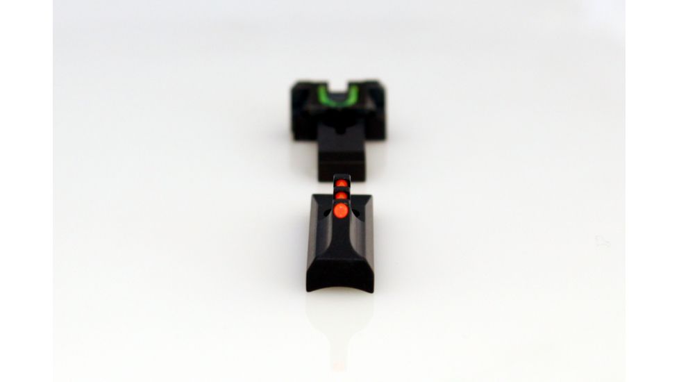 Williams Gun Sight Target Pistol Sights For Browning Buckmark, Rear Sight Length Over 1in, Green/Red, 70231