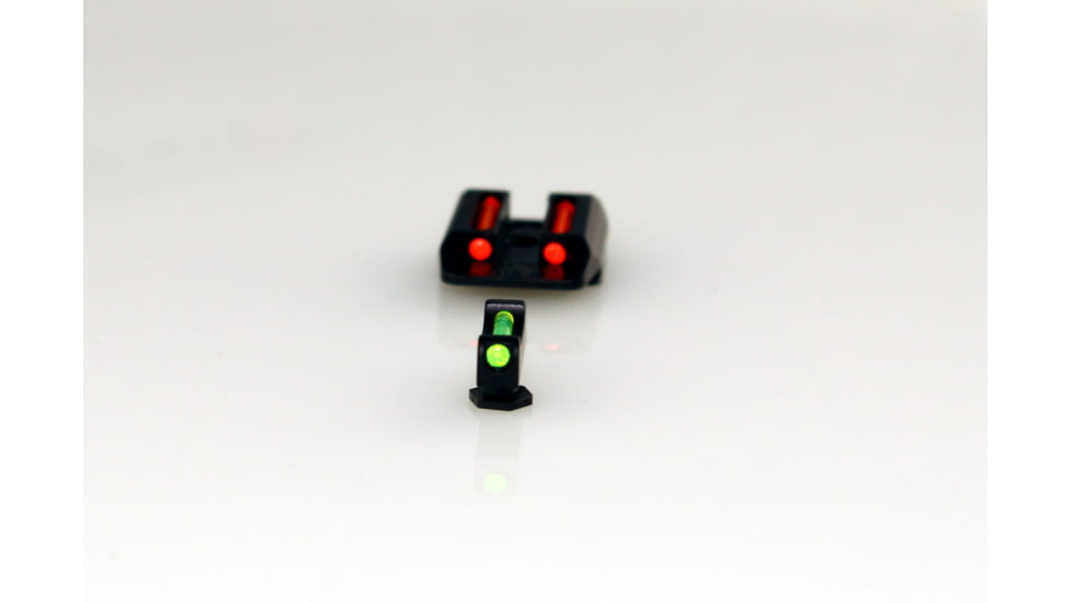 Williams Gun Sight Self Defense Pistol Sights, Glock 42 &amp; 43, Green/Red, 71033