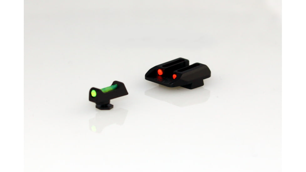 Williams Gun Sight Self Defense Pistol Sights, Glock 42 &amp; 43, Green/Red, 71033