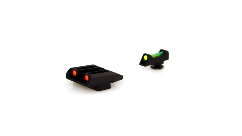 Williams Gun Sight Self Defense Pistol Sights, Glock 42 &amp; 43, Green/Red, 71033