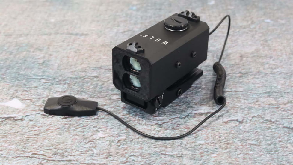 Wulf Optics Arrow 1200m OLED Picatinny Mountable Laser Rangefinder, Black, WU2060