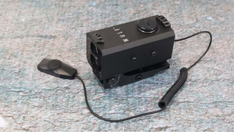 Wulf Optics Arrow 1200m OLED Picatinny Mountable Laser Rangefinder, Black, WU2060