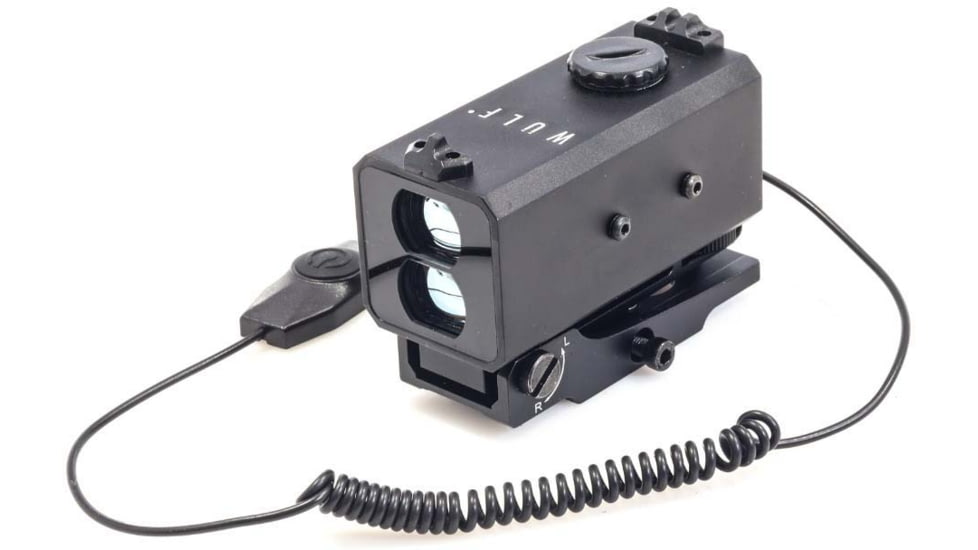 Wulf Optics Arrow 1200m OLED Picatinny Mountable Laser Rangefinder, Black, WU2060