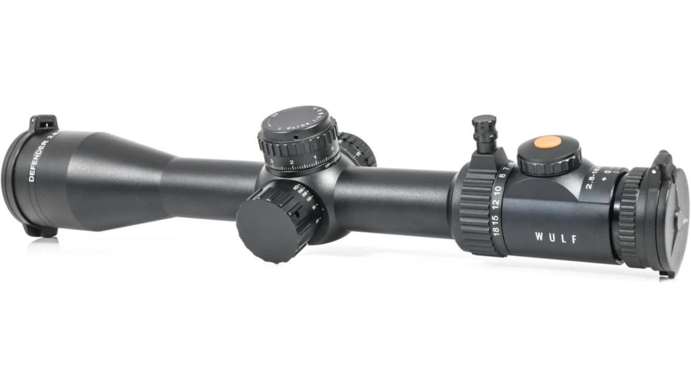 Wulf Optics Defender 2.8-18x50 Rifle Scope, 34mm Tube, Second Focal Plane, MOA Reticle, Black, WU9151