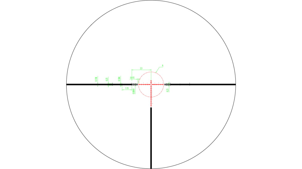 Wulf Optics Defender 2.8-18x50 Rifle Scope, 34mm Tube, Second Focal Plane, MOA Reticle, Black, WU9151