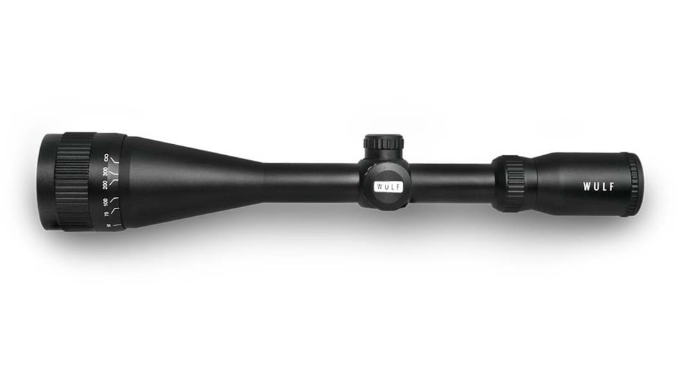 Wulf Optics Fireball LR 4-16x50mm 1 inch Tube Rifle Scope, Second Focal Plane, Half Mil-Dot Reticle, Black, WU9116