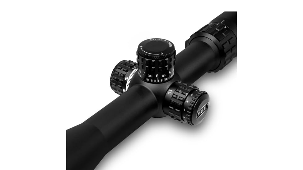 Wulf Optics Lightning 30E 6-24x50 30mm Tube Rifle Scope,Second Focal Plane, Etched W-MIL2, Black, 30mm, WU9119