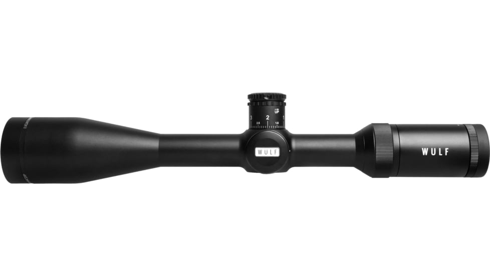 Wulf Optics Lightning 4.5-18x44mm Rifle Scope, 1in Tube, Second Focal Plane, Half Mildot Reticle, Black, WU9111