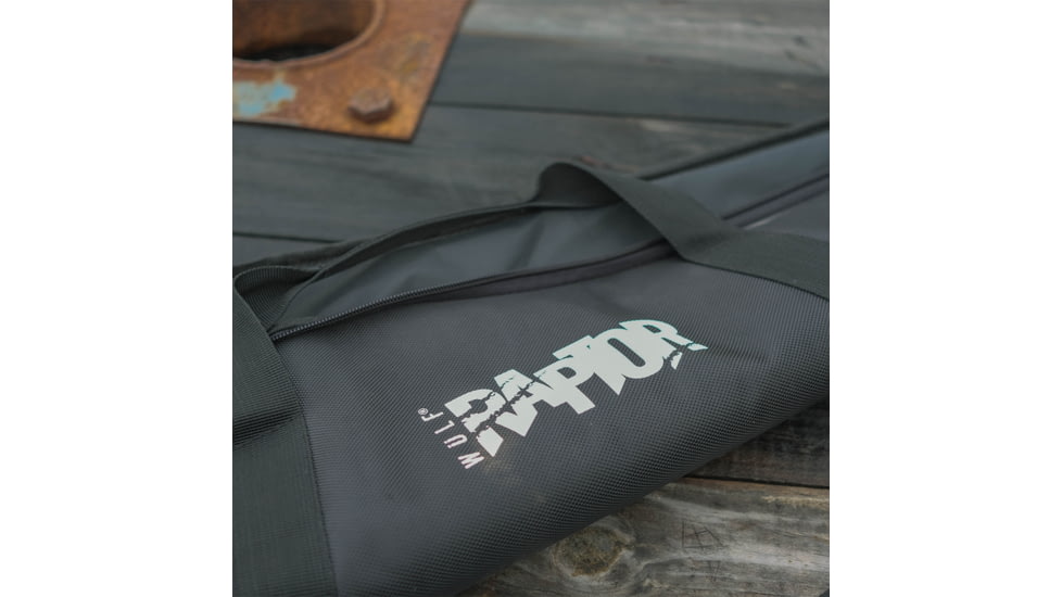 Wulf Optics RAPTOR Carbon Fibre Tripod Shooting System w/ Ball Head, Gun Clamp and Arca Adapter Kit, Grey, WU7300