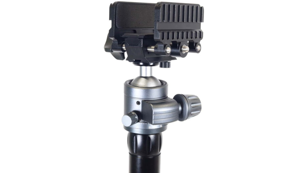 Wulf Optics RAPTOR Carbon Fibre Tripod Shooting System w/ Ball Head, Gun Clamp and Arca Adapter Kit, Grey, WU7300