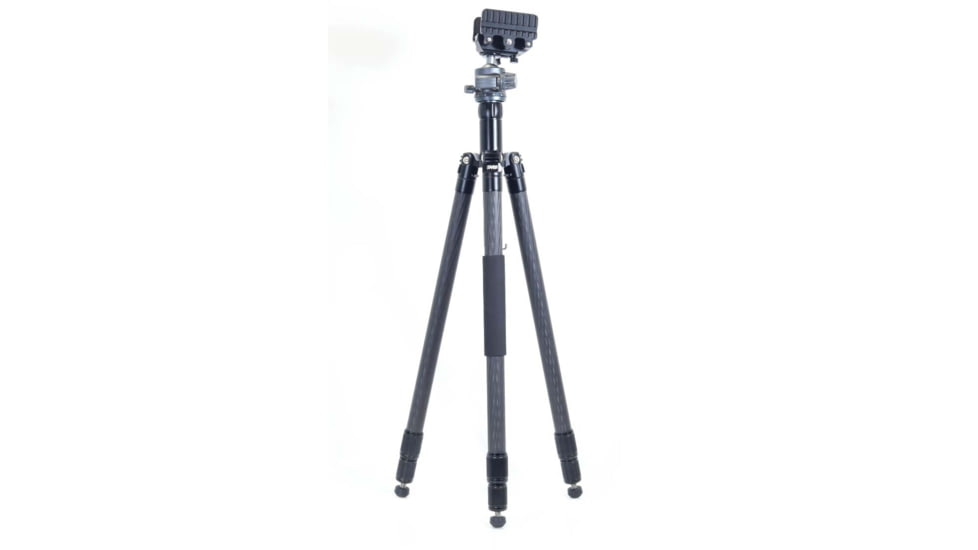 Wulf Optics RAPTOR Carbon Fibre Tripod Shooting System w/ Ball Head, Gun Clamp and Arca Adapter Kit, Grey, WU7300