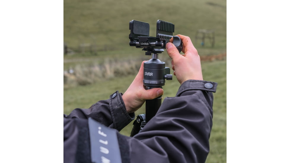 Wulf Optics RAPTOR Carbon Fibre Tripod Shooting System w/ Ball Head, Gun Clamp and Arca Adapter Kit, Grey, WU7300