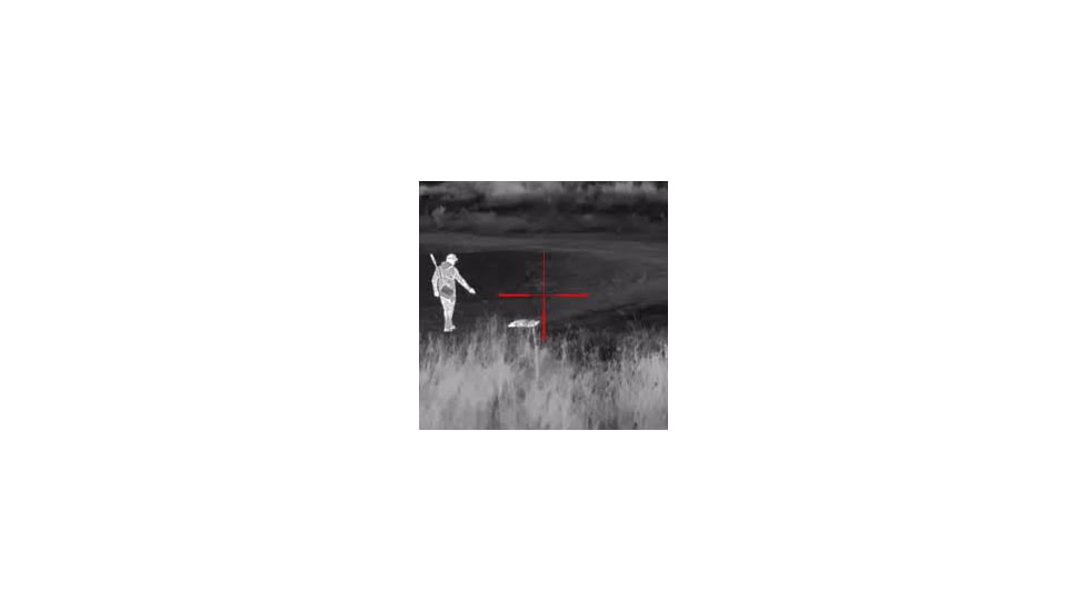 X-Vision Impact 350 2-16x35mm Thermal Imaging Rifle Scope, 50Hz, Black, Medium, TS350