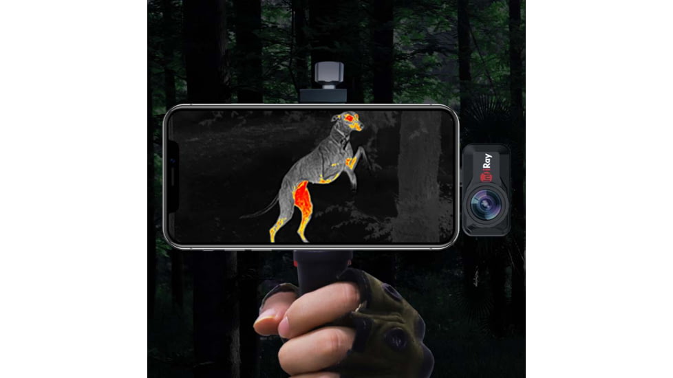 Xinfrared Cell Thermal Camera, 2-15x Zoom, Black, Medium, T3