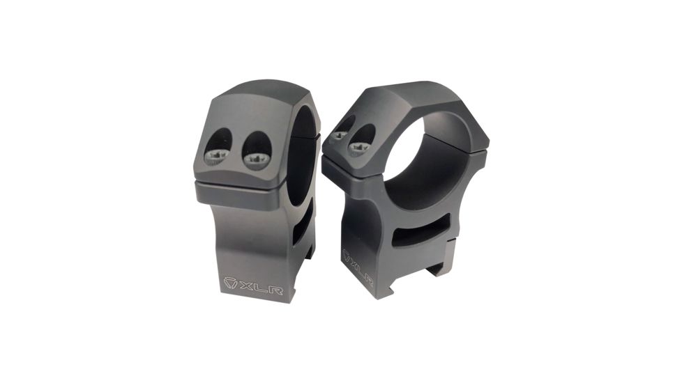 XLR Precision Rifle Scope Rings, 30 mm, High Profile 1.46in, Black, High Profile, R30H