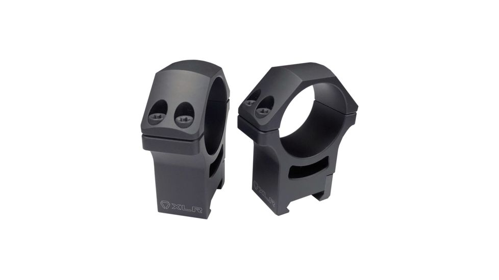 XLR Precision Rifle Scope Rings, 34 mm, High Profile 1.46in, Black, High Profile, R34H