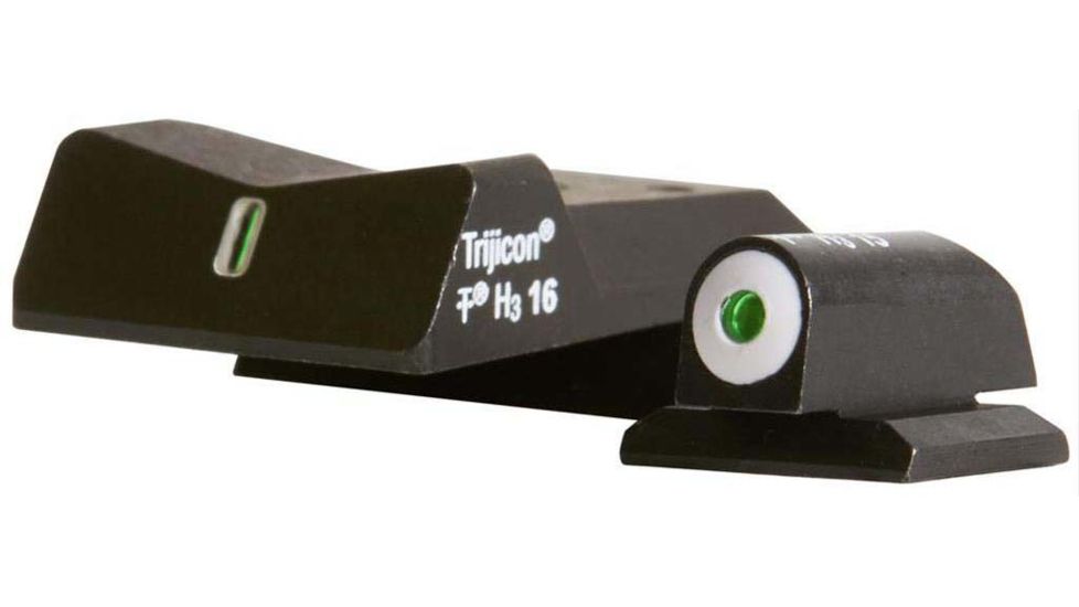XS Sight Systems DXT Big Dot Pistol Tritium Night Sight, Springfield Champion and Compact, Novak Rear, Matte Black, Standard, SP-0003S-5