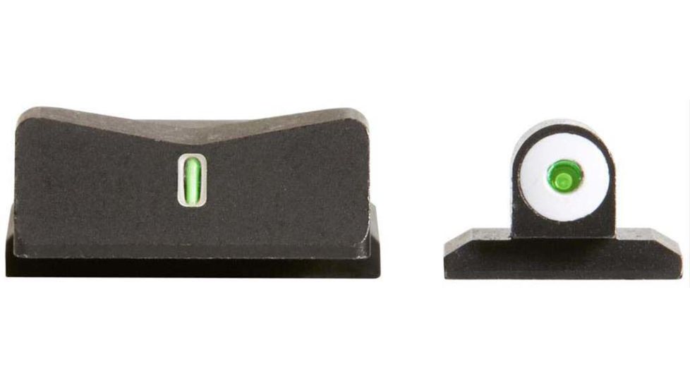 XS Sight Systems DXT Big Dot Pistol Tritium Night Sight, Springfield Champion and Compact, Novak Rear, Matte Black, Standard, SP-0003S-5