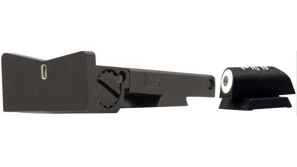 XS Sight Systems DXT Big Dot Pistol Tritium Night Sight, STI Pistol Tritium Nights BoMar Adjustable, Matte Black, Standard, ST-0005A-5