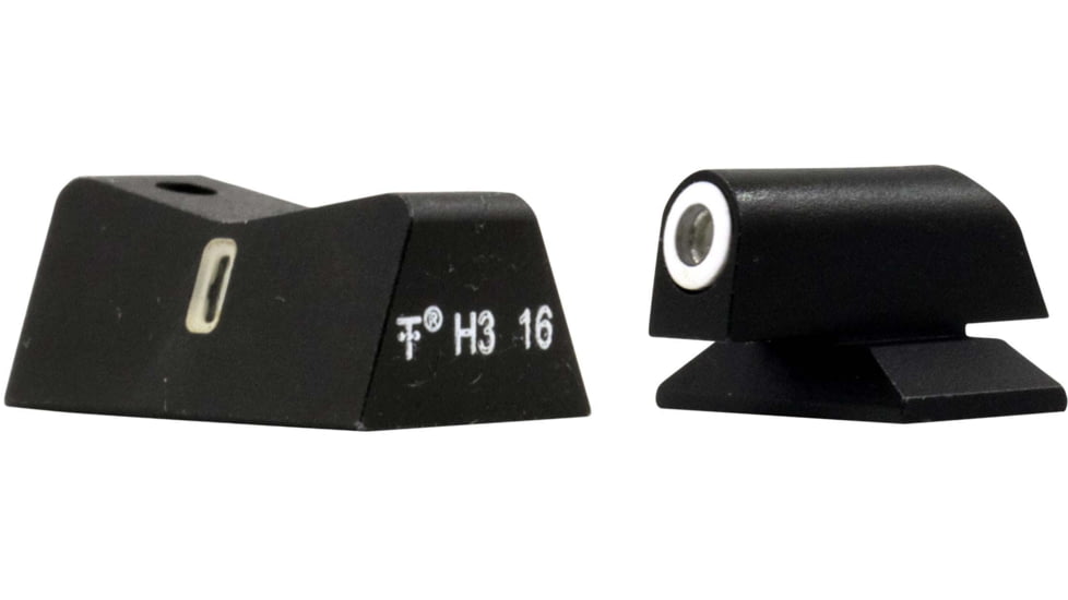 XS Sight Systems DXT Standard Dot Pistol Sight, Beretta 92 Vertec, 92A1, Matte Black, Standard, BE-0007S-6