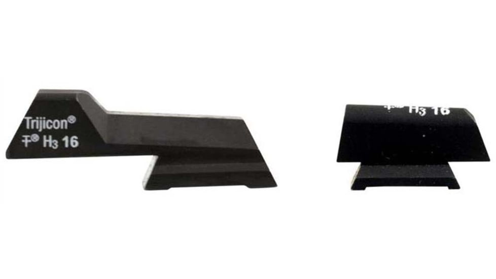 XS Sight Systems DXT Standard Dot Pistol Sight, Springfield Ultra Compact and Micro Compact, Novak Rear, Matte Black, Standard, SP-0004S-6