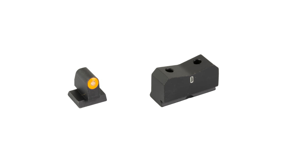 XS Sights DXT2 Big Dot, Tritium Night Sight, For Desert Eagle (.44 Mag/.50AE), Standard Height, Orange Front Outline, Green Tritium Front/Rear, MR-X001S-5N