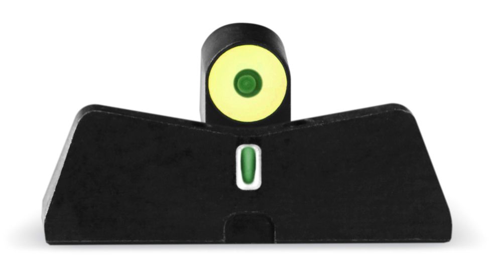 XS Sight Systems DXT2 Big Dot Pistol Tritium Night Sight, S&amp;W M&amp;P 380 Shield EZ, Yellow, Standard, SW-0031S-5Y