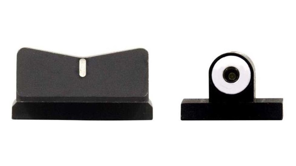 XS Sight Systems DXW Big Dot Pistol Tritium Night Sight, Colt Enhanced Govt. 5in Novak Rear, Matte Black, Standard, NE-0010S-3