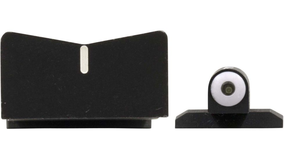 XS Sight Systems DXW Big Dot Pistol Tritium Night Sight, Para Ordnance Adjustable Rear, Matte Black, Standard, PO-0002A-3