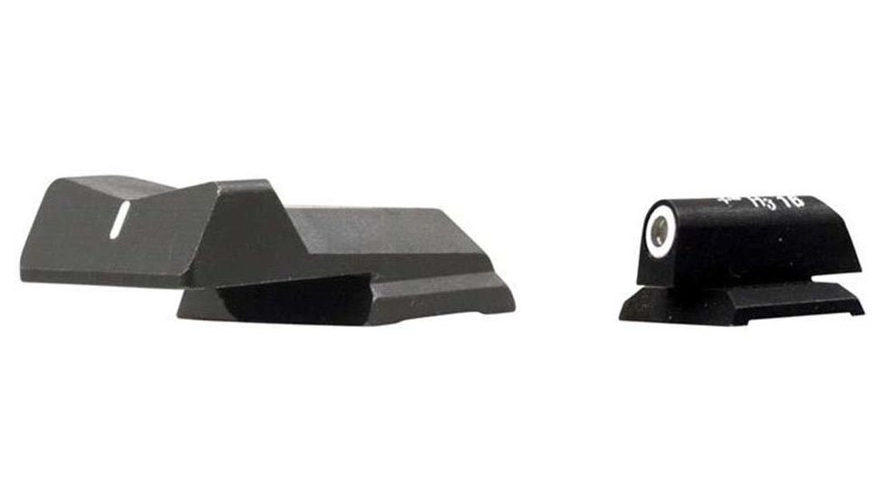 XS Sight Systems DXW Standard Dot Pistol Tritium Night Sight, Springfield Ultra Compact &amp; Micro Compact, Novak rear, Matte Black, Standard, SP-0004S-4