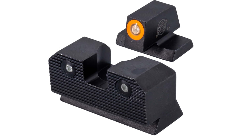 XS Sight Systems R3D 2.0 Sight, S&amp;W STD. HT. S&amp;W M&amp;P &amp; M2.0 Shield, Shield Plus &amp; Shield OR, Orange, SW-R207P-6N
