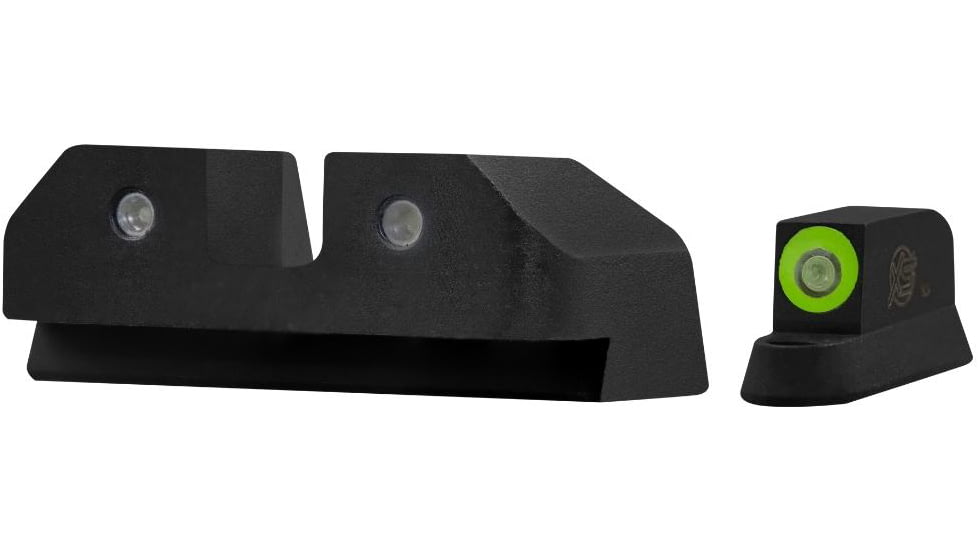 USED XS Sight Systems R3D Night Sights Green - CZ P-10 OR, Green, CZ-R016S-6G, EDEMO1, Used, Condition Fair, Installed/Mounted