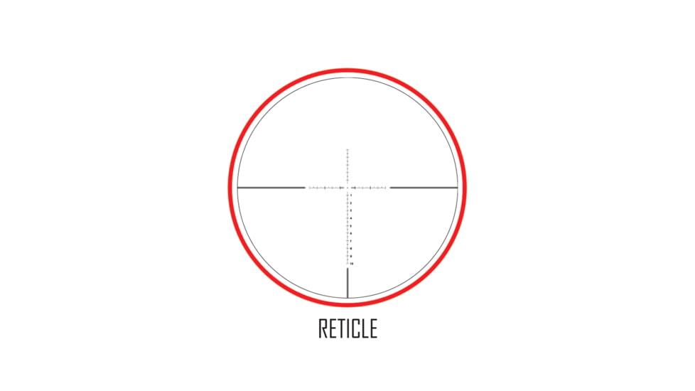 XTS Destination Zero 4-16x44mm 30mm Tube Rifle Scope, Second Focal Plane, Black, XTS-4-16x44