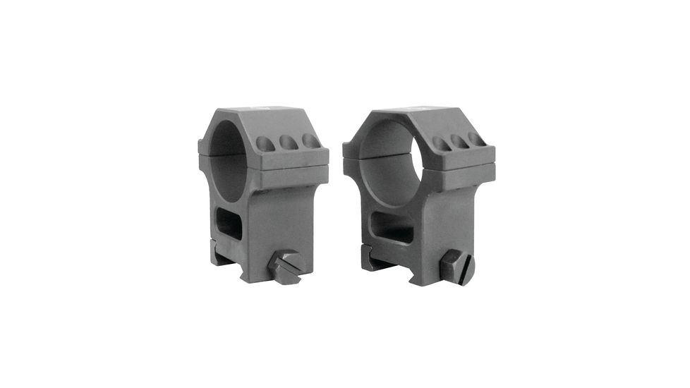 Yankee Hill Machine 6-Screws Scope Rings AR-Tall One Inch Picatinny Matte Black