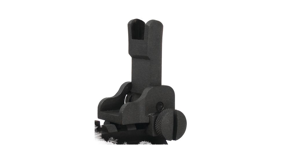 Yankee Hill Machine Gas Block Mounted Flip Sight, Matte Black, YHM-9584